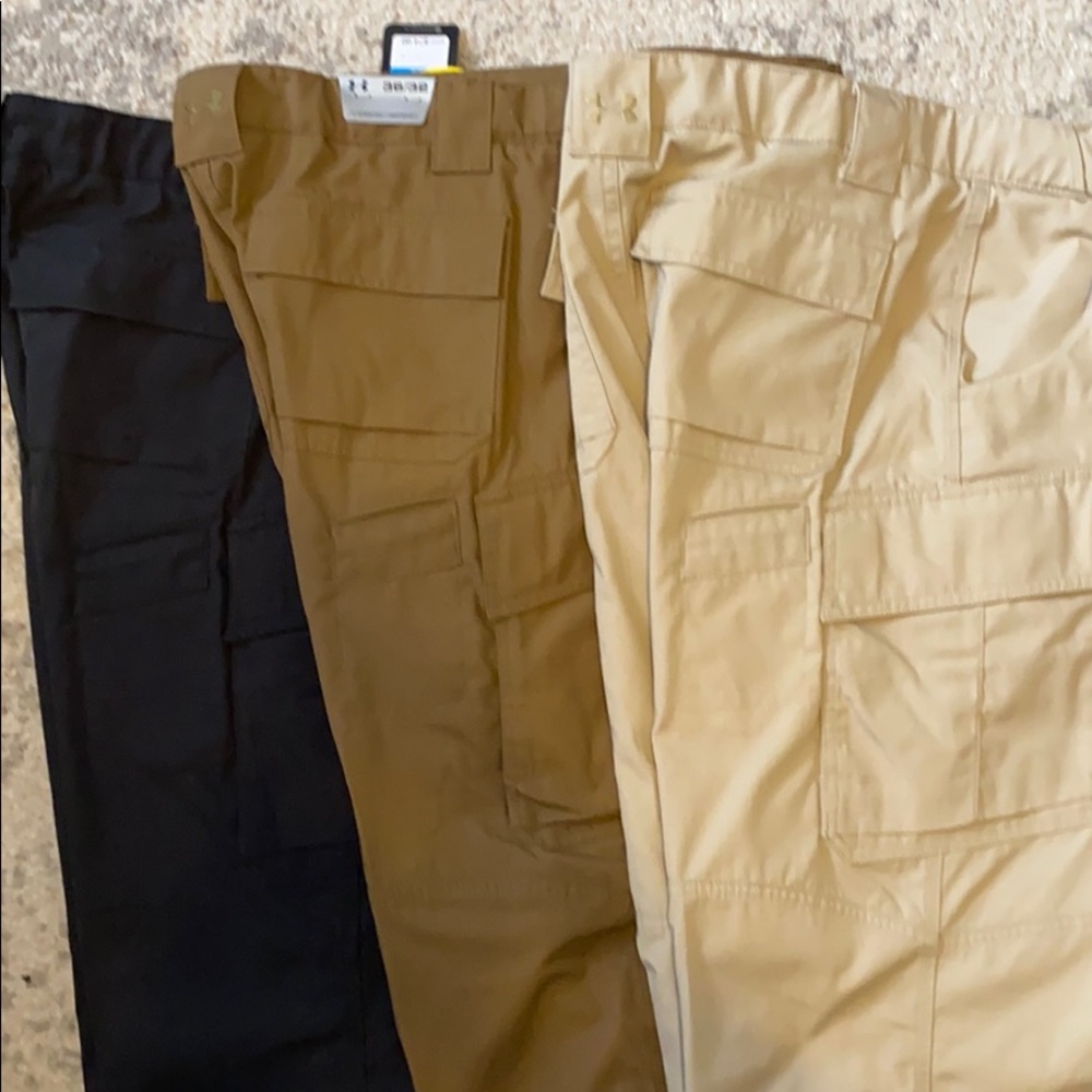 Lot of 3 36X32 Under Armour tactical pants